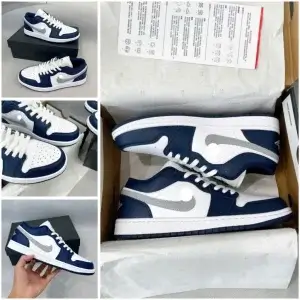 Giày Jd1 low midnight navy nam nữ Egan,